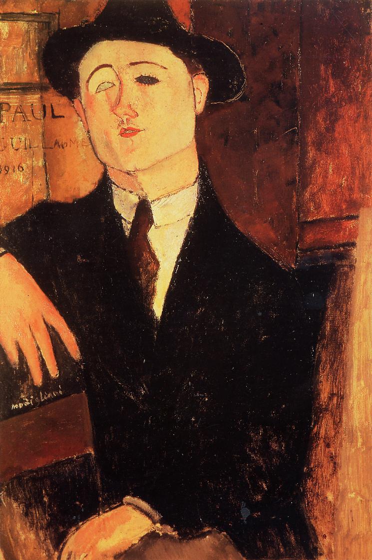Portrait of Paul Guillaume - Amedeo Modigliani Paintings